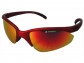 Snowboard zonnenbril roest rood 3 interchangeables