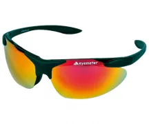 Snowboard zonnenbril zwart 3 interchangeables