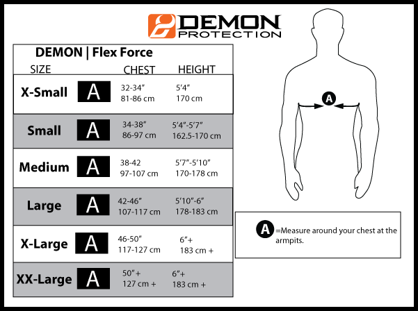 demon chestsizes