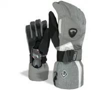 Snowboard Gloves Womens Butterfly Tartan Grey